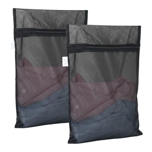 OTraki 2 Pack Durable Mesh Laundry Bags for Delicates 12x16 Inches - size: 12 x 16 inch
