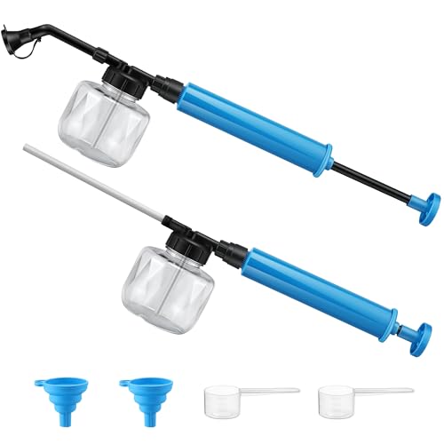 Qualirey Diatomaceous Earth Duster, 250ml Garden Powder Applicator Dispenser, Bulb Duster Sprayer, Home Powder Applicator, Puffer Sprayer for Multi Purpose Indoor & Outdoor(Blue,2 Pack) - color: Blue
