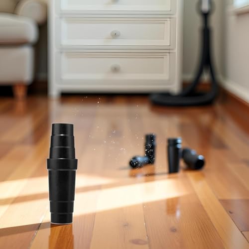 2Pcs Black Vacuum Cleaner Hose Adapter Easy To Use Vacuum Cleaner Conversion Vacuum Hose Reducers ABS Material Hose Coupler Universal Vacuum Hose Reducer，Vacuum Parts and Accessories，Vacuum Hoses