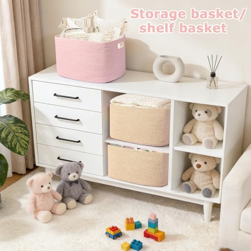 extra Large Laundry Basket/Hamper, 25"x16"x16" Rectangle - color: Brown, size: 108L