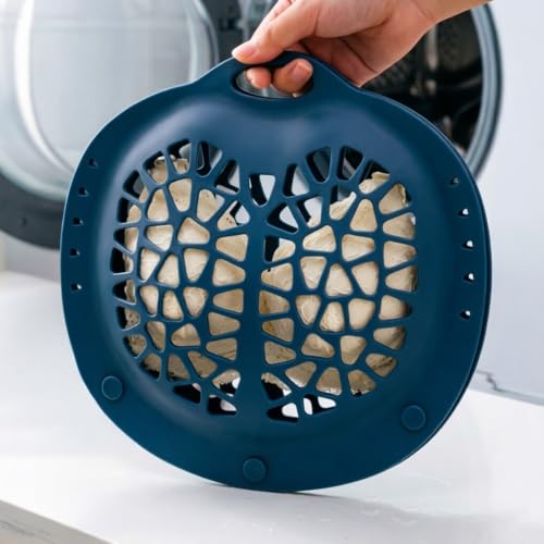 Hollowed-out Design TPR Laundry Bag for Drum Washing Machines (Blue) - color: Blue