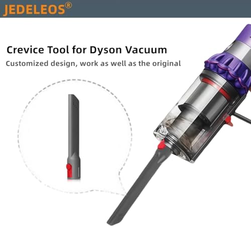 JEDELEOS Crevice Tool for Dyson V7 V8 V10 V11 V12 V15 V15s Gen 5 Vacuum Cleaner Attachment Replacement - size: 9.8inch