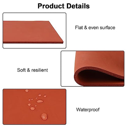 15 x 15 Inch Silicone Heat Press Mat Pad, 0.3” Thickest Silicone Pad for Heat Press Machine, Flat Heat Transfer Press Replacement Pad - color: Mat