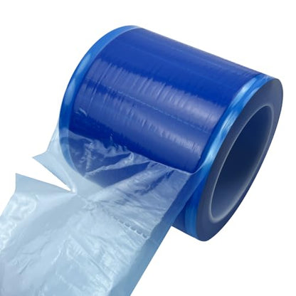 Disposable Dental Barrier Film, YOUYA DENTAL 1200Sheets/Roll Protective Film Plastic Oral Tape Isolation Membrane Tattoo Film Barrier Dentistry Covers Sleeves Dentistry Material 4"x 6"- Darkblue - color: Darkblue