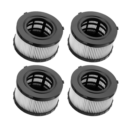 4 Pk DC5151H HEPA Filter Replacement for DEWALT DC515 DCV517 Wet Dry Vac - size: 4 Pack + 0 Foam Filters