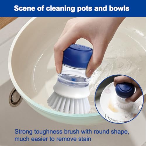CELOX 7-Piece Dish Brush & Sponge Set: 6-Pack Sponges + 1 Dish Scrub Brush