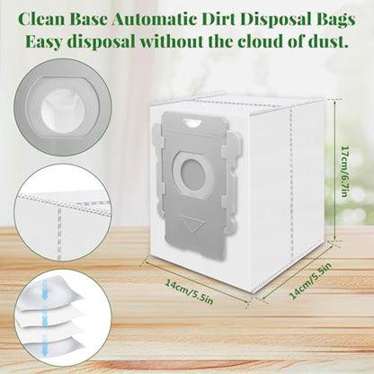 Replacement Parts for Roomba i/j/e Series, i7+, i3+, i8+, i6+ Robot Vacuum - color: E/I/J Series Replacement Parts - Green