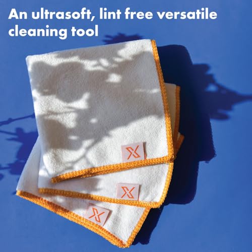 X Ultrasoft Sneaker Cleaning Cloth, 3 PACK! - Microfiber Towel for Superior Sneaker Care