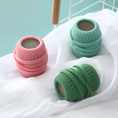 3 Pcs Washing Machine Laundry Ball, Reusable Fabric Softener Dispenser Balls Laundry Dryer Balls for Washer Substitute Softening Static Removal Cleaning Tools