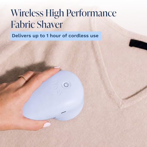 Nori Trim Fabric Shaver - Lint Remover for Clothes & Furniture - Blue - color: Blue