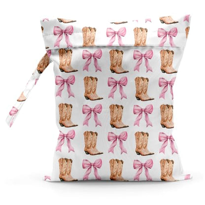 Cute Wet Dry Bag for Women Swimsuits Waterproof Cloth Diaper Bag for Baby - color: Boot 2