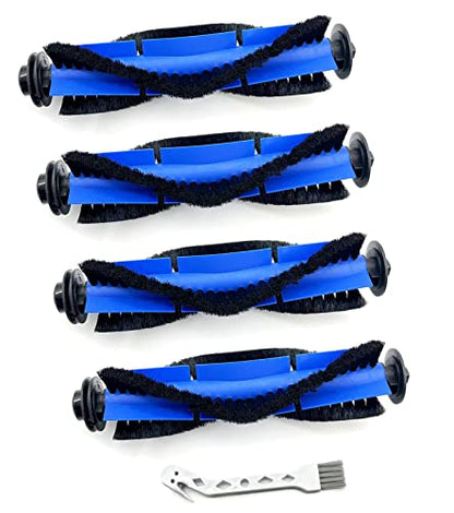 Tivcroxs 4 Pack Replacement Parts Rolling Brush Compatible with Eufy RoboVac 11S, 30C, G30, 30, 12, 15T, 15C, 35C, 15C MAX, G30 Edge Robotic Vacuums - size: 4 Pack