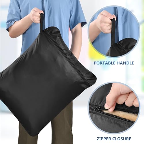 OTraki 20x24 inch Waterproof Wet Bag for Swimsuit 2 Pack, Black - size: 20 x 24 inch