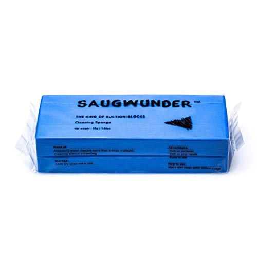 Cleaning Sponge Super Absorbent Water Durable ^~ You Know 17.5×7.5×3.5 cm[6.9 x 3 x 1.38 inches] Use for Household Clean Cars/Boats The dust and Dirt on Furnitures,Bathtubs&etc. (Blue) - color: Blue, size: 1X