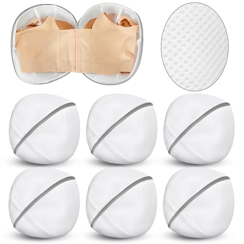 Shappy 6 Pcs Bra Washing Bag for Laundry Storage Women 11.81 Inch Gray - color: Gray, size: 11.81 Inch