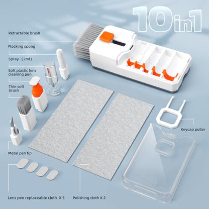 2 Pack Keyboard Cleaner & Laptop Cleaning Kit, All-in-1 for Computer PC - color: Multi