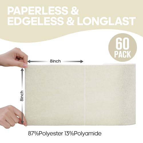 Fantasticlean Microfiber Cleaning Cloth Roll 120 Pack, 8" x 8", Off-White - color: 2 Off-white