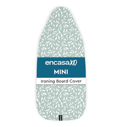 Encasa XO Ironing Board Cover and Pad, Thick Felt 28"x12" - color: Green Leaflet, size: Mini (28"x12")