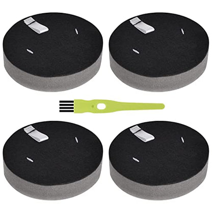 3070 Filter Replacement for Bissell Cleanview Pet Slim 3080 2831 3339 2903 2921 Pet Hair 2897 4 Pack Filter for Bissell PowerEdge 2900A 2900 3274 Vacuum Compare to Part # 1623102