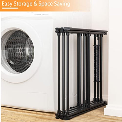 Clothes Drying Rack Foldable Drying Rack Clothing Black-1pack - color: Black