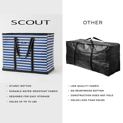 SCOUT 4 Boys Zip Tote - XX-Large Beach Tote, Zips Shut - color: Oxford News