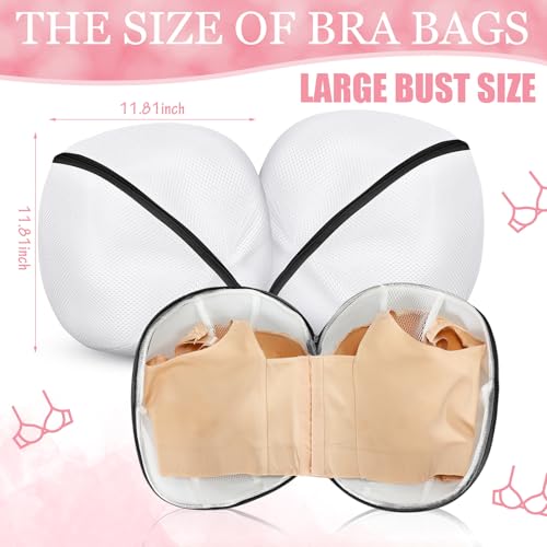 Shappy 6 Pcs Bra Washing Bag for Laundry Storage Women 11.81 Inch Black - color: Black, size: 11.81 Inch