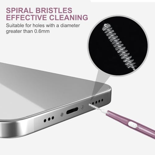 10pcs Phone Cleaning Kit Dual Side Multifunction Tools for iPhone 17 Purple