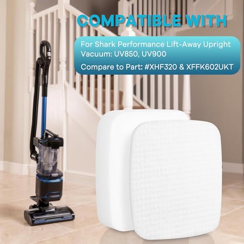 UV850 UV900 Replacement for Shark UV850 Performance Lift Away ADV DuoClean - size: UV850-2P