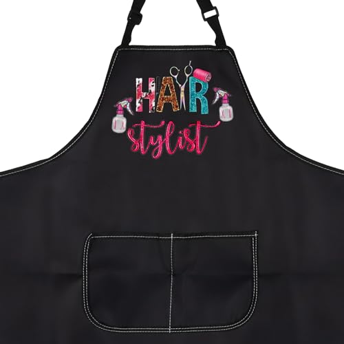 PXTIDY HAIR Stylist Apron With Pockets - Barber & Beauty Salon Apron - Waterproof
