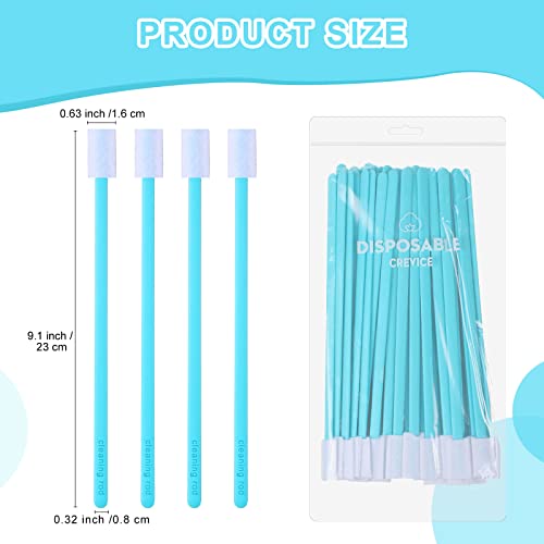 Sieral Disposable Crevice Cleaning Brushes Bulk Disposable Crevice Cleaner Tools for Toilet Window Sill Keyboard Car Ac(100 Pcs)