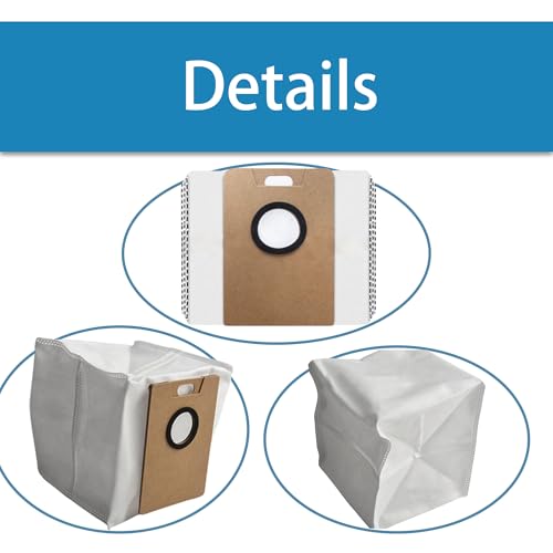 10 Pack Replacement Dust Bags Compatible with Redroad R11 Robot Vacuum