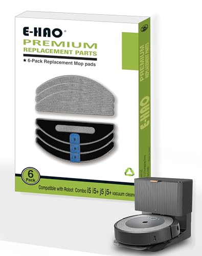 Vacuum Mop Pads for iRobot Roomba Combo j5+/j8+/i3+/i5+/i8+ Series - color: 6 Pack for J5&I5
