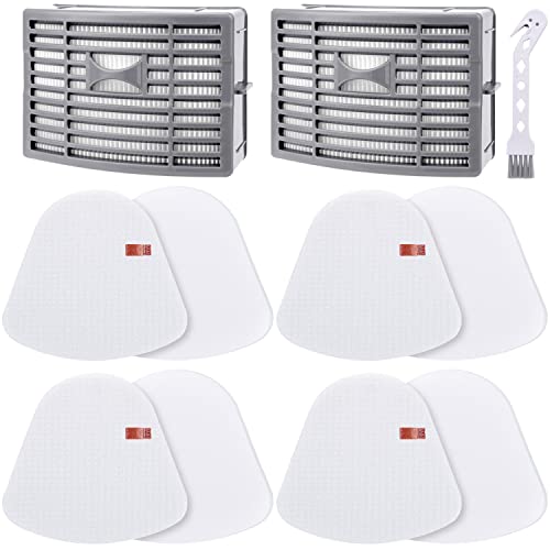 Leadaybetter Filter Replacement for Shark Navigator NV586 NV585 NV580 NV581 NV581Q Powered Lift Away DLX Upright Vacuum Cleaner Filters, Compare to Part # XFFT580 & XHEP580