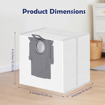 18 Pack Dust Bags for Roborock Q10 S5+/X5+, Q7 M5+/L5+, S8 Pro Ultra, S8+ - size: Q10/Q8/Q7/Q5 Series Bags 18 Pack