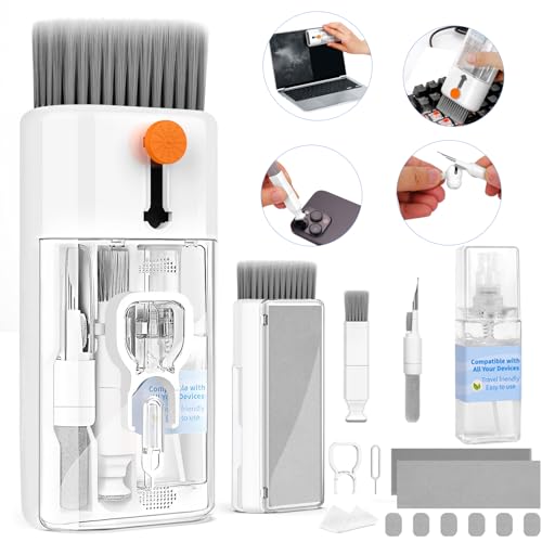 Keyboard Cleaner, Multi-Function Cleaning Kit for MacBook, Laptop, Computer - color: Bright White