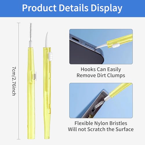 10 Pcs Cell Phone Cleaning Kit,Charging Port Cleaner for Phone