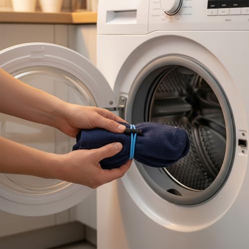 30PCS Sock Clips for Laundry, Your Socks Laundry Stocking Tie Clips Sock Tie Clip, Socks Clip for WashingSock Stocking Organizer Laundrys Sock-Holder for Washing Machine and Dryer
