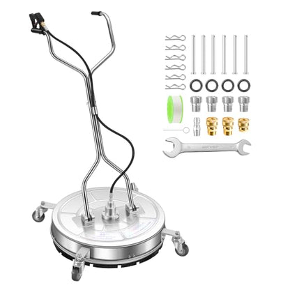 LidoDola 30'' Pressure Washer Surface Cleaner, Power Washer Accessory - size: 30 INCH SILVERY