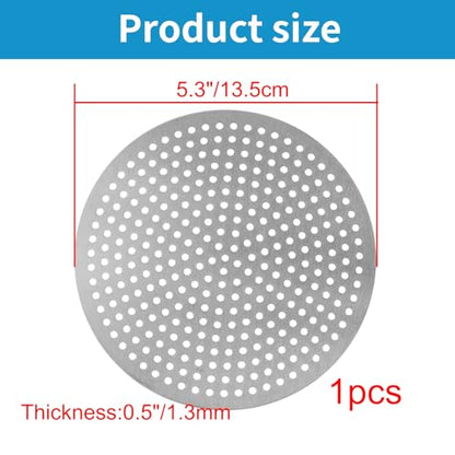 Round Drain Cover Grates 5.3"/13.5cm Dia Drain, 304 Stainless Steel Drainage Grate Cover Round Replacement Floor Drain Strainer for Shower, Bathroom Floor, Balcony, and Outdoor Garden Drains - size: 5.3"/13.5cm