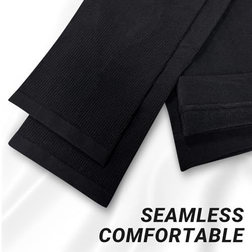 PFFY UV Protection Cooling Arm Sleeves for Men and Women UPF 50 Sun Sleeve - color: 6 Pairs - 2 Black+2 Dark Gray+2 Blue