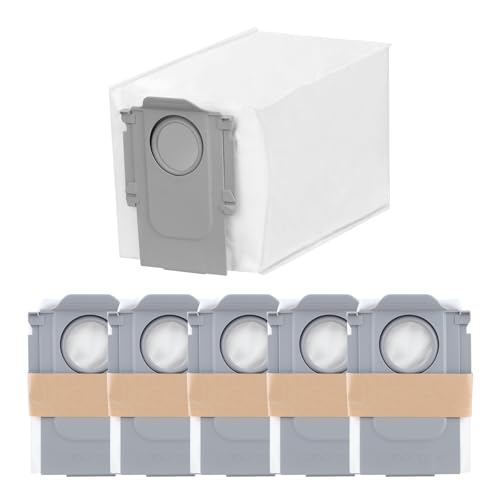 roborock 6 Packs Disposable Dust Bags for Saros 10R, Saros Z70, Saros 20, Qrevo Edge 3 Pro, QV 35A, Qrevo CurvX, Qrevo Curv 2 Flow, Qrevo S Pro, Qrevo 2 Pro, Saros 20 Sonic, S8 Max Ultra & RDS - size: 1-Dust Bag
