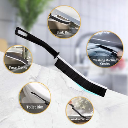 2Pcs Crevice Cleaning Brush Scrub Grout Cleaning Tools (Style 3) - style: Style 3