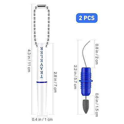 2pcs Portable Oral Dental Tooth Hook Hygeine Cleaning Molars Tool Teeth Stains Remover Plaque Remover - color: 2 Pcs