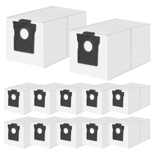 12 Pack Dust Bags for Dreame L40/L40s/AE/CE/L50/L60/D30/L10/L10s Pro Ultra - size: X/L Series Bags 12 Pack