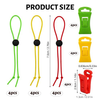 24PCS Sock Clips for Laundry, Sock Clips, Sock Holders for Laundry, Reusable Pairing Tool for Socks