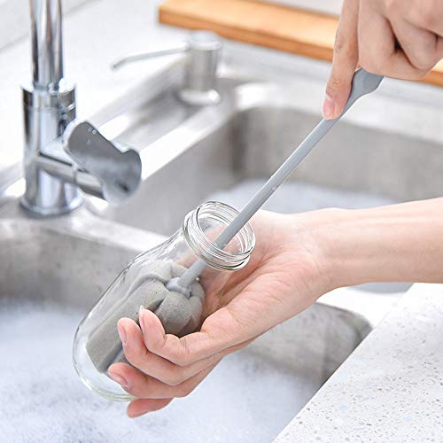Brush Bottle 2 Pack 1 Long 1 Short Cleaning Brush 2pcs Traceless Hook