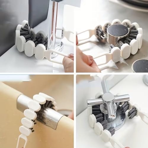 Flexible Cleaning Brush, Soft Bristle Brush, Faucet Brush, Sink Cleaning Brush, Bathroom Tile Floor and Wall Trough Cleaning Brush, Cleaning Supplies, Cleaning Tools