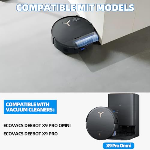 22 Pack Accessories for ECOVACS DEEBOT X9 PRO Omni / T80s Omni Robot Vacuum - color: 22 Pack X9 Accessories