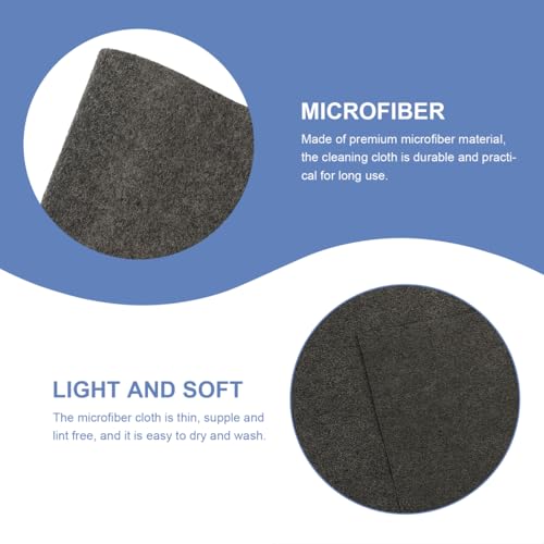 Microfiber Glass Cleaning Cloths for Glasses Mirrors & Windows Lint Free Cleaning Cloths for Home Soft Wiping Towels 3 Pack 11.81 X 11.81 in