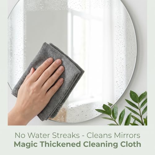 5Pcs Thickened Magic Cleaning Cloth, Reusable Microfiber Cloth for Glass